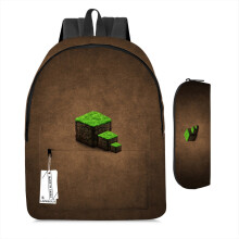 Sac Ă dos scolaire MINE Student, sac Ă dos My World Game en deux parties, sac Ă dos, impression 3D, personnages de jeu