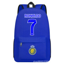 Sac à dos CR7 Soccer, sac à dos étoile du football, sac de voyage avec port de chargement USB/casque audio