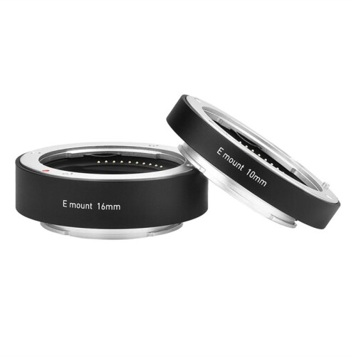 Camera Auto Focus Macro Adapter Ring for  FE/E-Mount Lenses Close  Ring Adapter with AF Electronic Contacts 2
