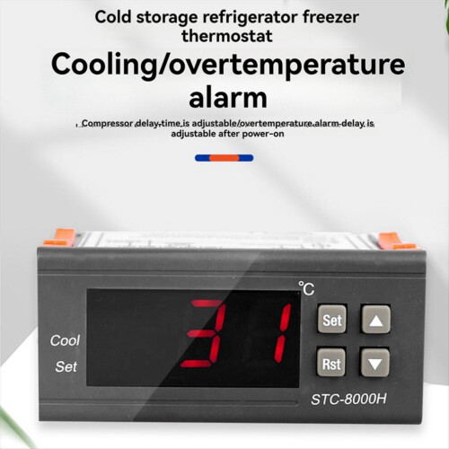 STC-8000H Seafood Machine Temperature Control 12-24V 2