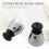 Pressure Relief Jigger Valve 1.5 Inch High 2Pcs Black 4