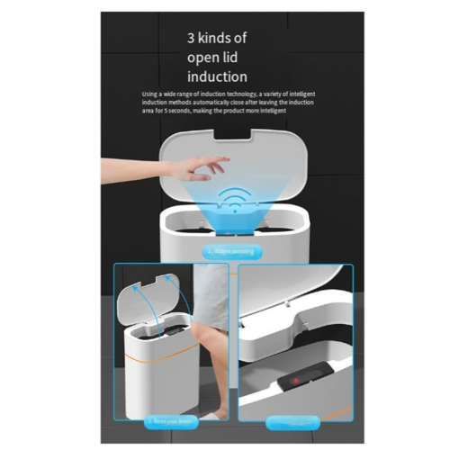 Smart Household Trash Can Waterproof Automatic Induction Power 1