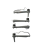 Rear right motor arm bracket, replacement arms for Air 3 drone 2