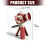 Portable USB Clip Fan With Foldable Base And Adjustable-Brown 1