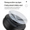 Bluetooth-Lautsprecher mit farbiger LED-Beleuchtung, klein, schwarz 4