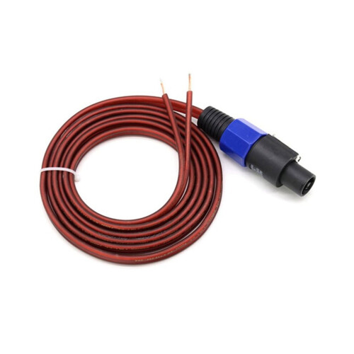 2Pcs Speakon Speaker Cable Bare Wire Open End Cable, Wire Audio Cable 1