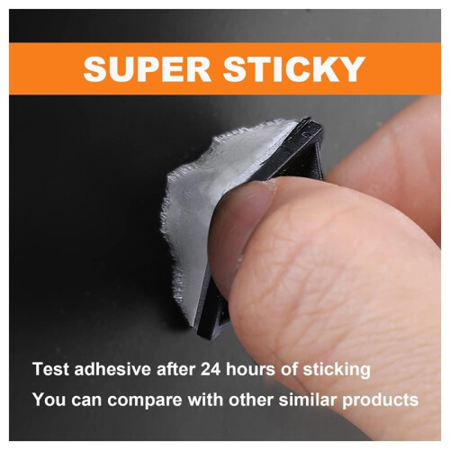 Zip Tie Adhesive Mounts Self Adhesive Cable Base Holders with Multi-Purpose Tie Wire Clips with Cable Tie, Wire Holder 2
