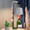 LED wine bottle lamp, wireless bottle lampshade for bars C 4