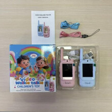 Kids Walkie Talkie with HD Video & Camera, USB Rechargeable (650mAh), 4 Voice Modes, 3-400m Range