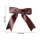 Practical Knits Bows Window Curtain Tie Polyester-Dark Grey 4