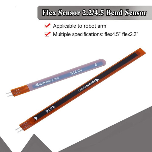 Flexsensor Biegen Flexsensor für Roboterhand Elektronische Handschuhe Flexsensor Flex2,2 Zoll 2