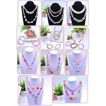 SWAREY Acrylic Bead Kit for Jewelry Making - Children 3 to 18 Years - Girls - Assorted Colors