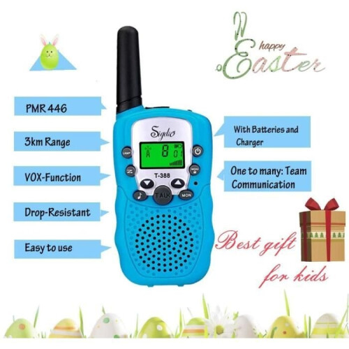 Children's Walkie-Talkie - Unspecified - 3 km Range - 8 Channels - Blue 1