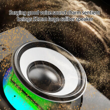 Double Cores Mini Speakers For Desktop With Builts In RGBs-S557
