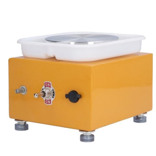 Pottery Wheel - GOTOTOP - Mini - Adjustable Speed - Compact Design - Ideal for Children 1