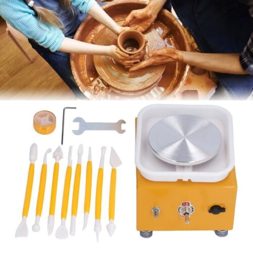 Pottery Wheel - GOTOTOP - Mini - Adjustable Speed - Compact Design - Ideal for Children 2