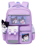 Kuromi schooltas voor meisjes, lichtgewicht rugzak met grote capaciteit, reistas, laptoptas