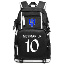 CR7 voetbal schooltas, voetbalster rugzak, voetbalrugzak, reistas met USB-oplaad-/koptelefoonpoort