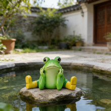 Statues de grenouilles, Pot Huggers, Figurine de grenouilles,