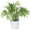 LIVIVO Plastic Plant Pot with Wave Design 18cm White 1