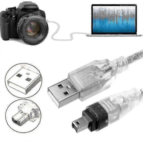 Για Mini DV MiniDV USB καλώδιο δεδομένων Firewire Ieee 1394 HDV βιντεοκάμερα για επε 2