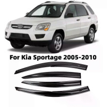 Passend für Kia Sportage 2005-2010, Autozubehör, Fensterblenden, Regenschutz, Sonnenschutz, Windabweiser
