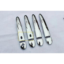 (bowl)Compatible For Chery Tiggo 5 Tiggo5 2014 2015 2016 2017 New Chrome Car Door Handle Cover Trim