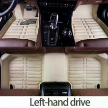 (für Schrägheckmodelle – Beige) Passend für Autofußmatten für Chevrolet Aveo, Kalos, Lova, Nexia, T200