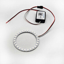 (ARGB105) 1:1 Farbiger LED-Halo RGB Streamer Racing 12V Steuerung per App Voller Kreis 210 Modi