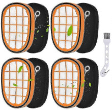 Gilt für 4er-Pack Filter, kompatibel mit Philips Speedpro Max Aqua Handheld FC6812 und FC6813