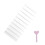 Portable Resin Nail Decal Holder Biox Drop Proof-White 1