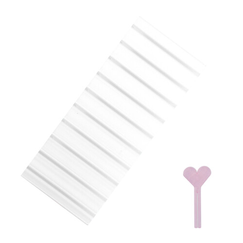Portable Resin Nail Decal Holder Biox Drop Proof-White