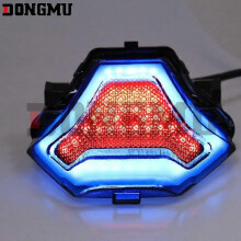 (HP-W076 (Fahrlicht Blau)) Motorrad Y15 R25 TST Rücklicht Bremslicht Blinker R25 R3 MT03FZ07