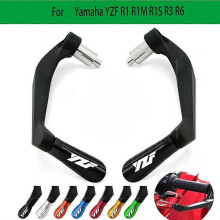 CNC-gefräster Handschutz für Brems- und Kupplungshebel von Yamaha YZF R6, R1 und R3