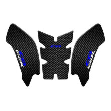 (Blau) Passend für Honda CB650R 19-23 Carbonfaser-Aufkleber, Tankaufkleber, Motoraufkleber, 3D-Epoxidharz