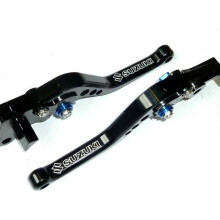 SUZUKI GSXR750 1996-2003 SHORT BLACK BRAKE AND CLUTCH LEVERS SET ROAD TRACK RACE