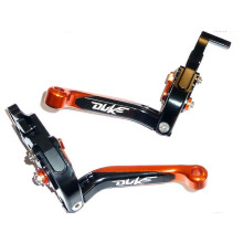 KTM 125 DUKE 2012-2019 BREMSE + KUPPLUNG KLAPPBARE AUSZIEHBARE GRIFFE VOLLSTÄNDIG VERSTELLBAR