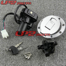 (Standardschlüssel) Passend für Yamaha FZ400, XJR400, XJR1200, XJR1300 – Komplettes Autoschloss-Set