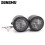 (Black Shell)Motorcycle Headlight Retro Modified Headlight Grid Double Lamp Headlight Harley Double 1