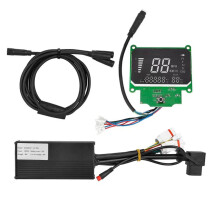 E-Scooter Controller Set for E-Scooters Dual Brake Instrument Panel for MW21 48V 1200W Controller XT90 Plug