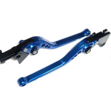 HONDA NC750 2016-ONWARDS LONG BLUE BRAKE AND CLUTCH LEVERS SET RACE TRACK R11D1