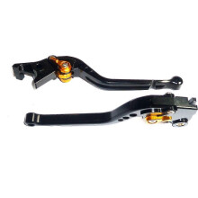KAWASAKI VERSYS 1000 2012-2014 LONG BLACK BRAKE + CLUTCH LEVERS SET TRACK ROAD