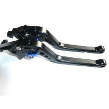 KAWASAKI ZX12R 2000 - 2005 LANGE SCHWARZE BREMS- UND KUPPLUNGSHEBELSET RENNSTRECKE R12C6