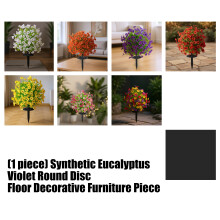 Realistic Flower Stake 22Inch High Artificial Plant-Yellow