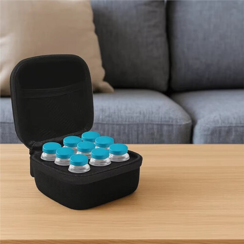 EVA Waterproof Insulin Vial Protector Case with 9 Vials Storage Capacity 2