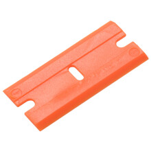 200PCS Plastic Blades Double Blades for Remove Decals Stickers Adhesive Label and Glass Clean