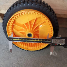 196 mm Rasenmäherrad McCulloch 5324025-67, 5324029-36