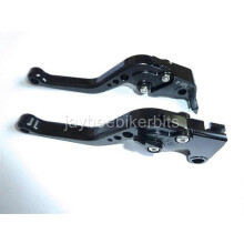 YAMAHA YZF R6 1999-2004 KURZES SCHWARZES BREMS- UND KUPPLUNGSHEBELSET RENNSTRECKE TS45