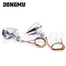 (Silbern) Motorrad-Modifikation Drei-in-Eins-Blinker Harley 883 1200 Kurvenlicht LED-Bremslicht