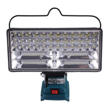 Work Light 8 Inch Cordless LED Lamp Flashlight for  18V 14V Dual USB Li-Ion Portable Camping Architectural Lights